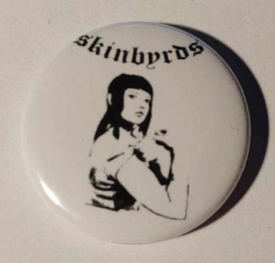 Skinhead Button 1x Skinbyrds Button Skinhead Oi Oi! Skingirl Bootgirls Skinheads Oi ...