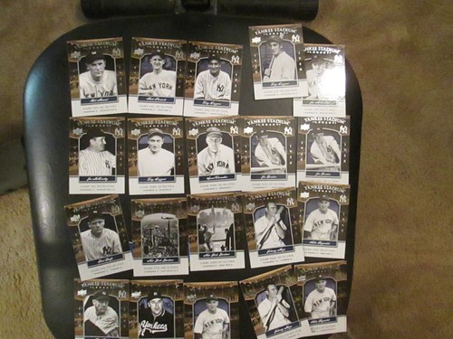 2008 Upper Deck Yankee Stadium Legacy Baseball Lot 86 w/Whitey Ford & Yogi Berra - Picture 3 of 8