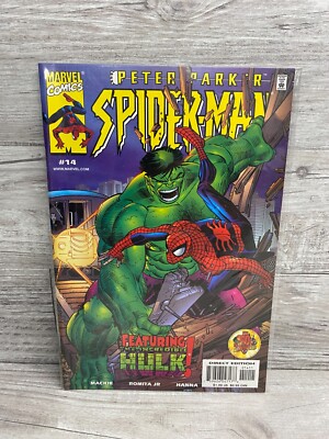 Marvel Comics #14 Peter Parker Spider-Man Featuring Incredible Hulk  2000