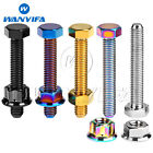<!--F#f_0-->Titanium Bolt M8x50mm Chain Adjuster Adjustment Ti Screw & Nut Kit for Yamaha<!--F/-->