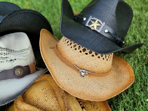 WHOLESALE LOT OF 9 High Quality Western Style 9 Cowboy Hats! Upgraded Quality - Picture 4 of 7