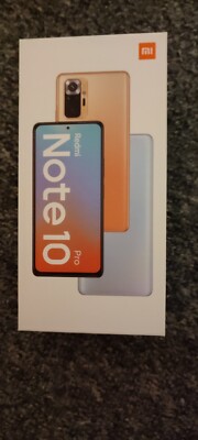 Xiaomi Redmi Note 10 Pro 128GB Onyx grau UK Version 108MP 150£ der nächsten Bestellung