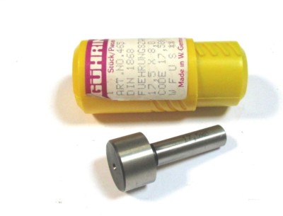GÜHRING Führungszapfen für Senker HSS Ø17,5 x8 DIN1868 mittel No.465 Neu H49395