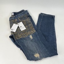 PAIGE JIMMY JIMMY SKINNY JOSEPHINE DISTRESSED BLUE JEANS SIZE 27 NWT