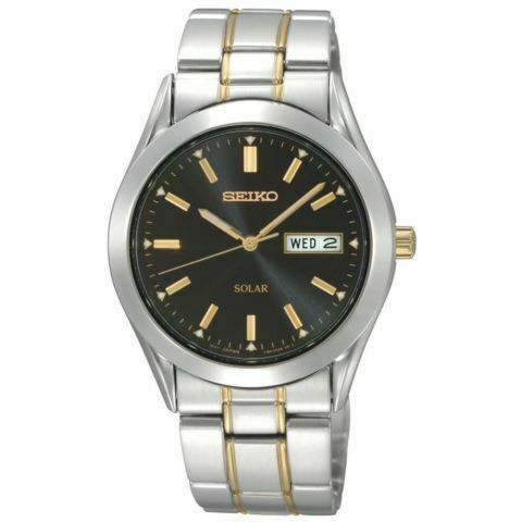 Seiko Quartz White Dial Two-tone Men\'s Watch SUR312P1 | eBay