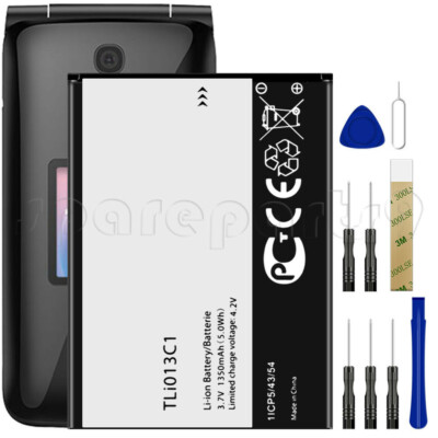 For TracFone Alcatel My Flip A405DL/ GO Flip 4044N New TLi013C1 Battery&TOOL