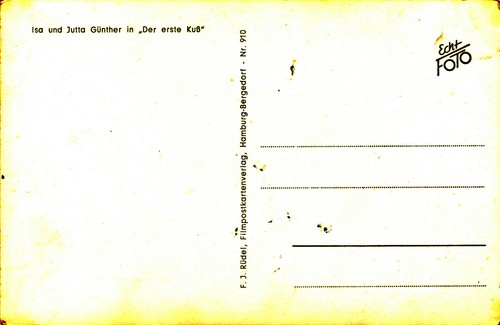 Original Autogramm auf Karte von Isa und Jutta Günther - Picture 2 of 2