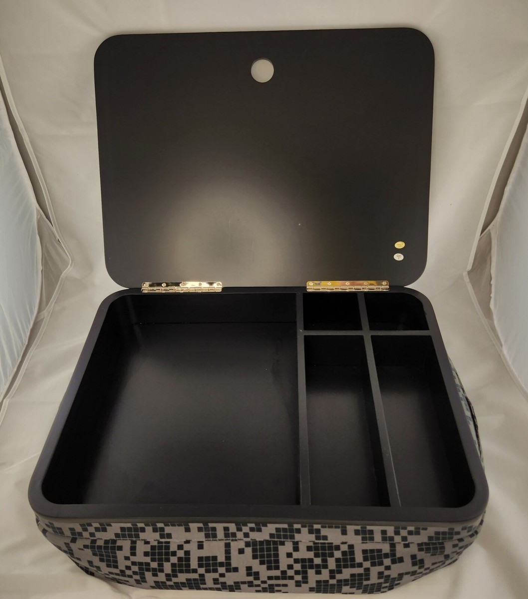 Pottery Barn TEEN Lap Desk Black with Gray Digital Camo | eBay