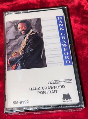 RARE 1991 HANK CRAWFORD PORTRAIT SEALED CASSETTE MILESTONE SOUL-JAZZ HARD BOP 