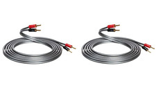 QED Reference XT40i Speaker Cable 2.5 M Pair 8 x QED ABS Airloc 4mm Banana Plugs