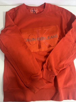 Calvin Klein Pullover Orange Gr. L   So gut wie neu   Herren Pulli