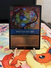 Disney Lorcana TCG What Else Can I Do 163/204 The First Chapter Cold Foil