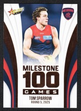 2026 AFL SELECT FOOTY STARS MILESTONE GAME CARD - [MELBOURNE] - MG61 Tom SPARROW