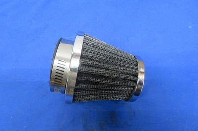 Universal Air Filter K&N Style, Chrome, ID 42mm Honda Yamaha Kawasaki Suzuki