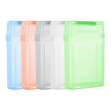 4.5" x 3.2" Hard Drive Disk Case, 1Set Plastic Hard Disk Storage Case, 5 Colors