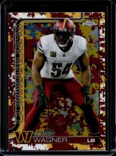 2025 Topps Chrome Bobby Wagner Team Camo Variation #299 Commanders