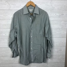 Van Heusen Men's Regular Fit Port Normal Button Front Shirt Wrinkle Free 16/16.5