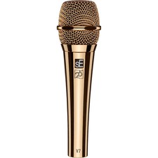 sE Electronics V7 Studio-Grade Supercardioid Handheld Microphone 25th Ann Gold