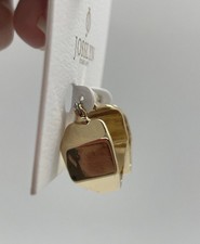 Gold Geometric Hoop Earrings 4 Sided Square Hoops For Women Gold Plated Artsy