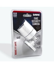 SABRE Fake Security Camera Realistic Visible Intruder Deterrent HS-FSCR-W