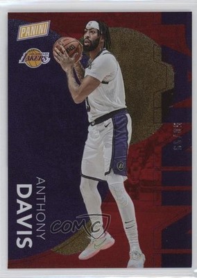 2023 Panini National Convention Red 50/99 Anthony Davis #48 0rd2