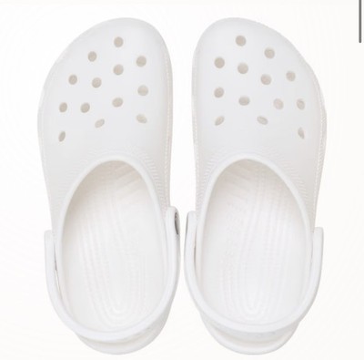 Crocs Classic Clog Color White Men's 8M / Women's 10W - Brand New.   NWT.