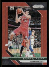 2018-19 Panini Prizm Prizms Ruby Wave #7 Ersan Ilyasova