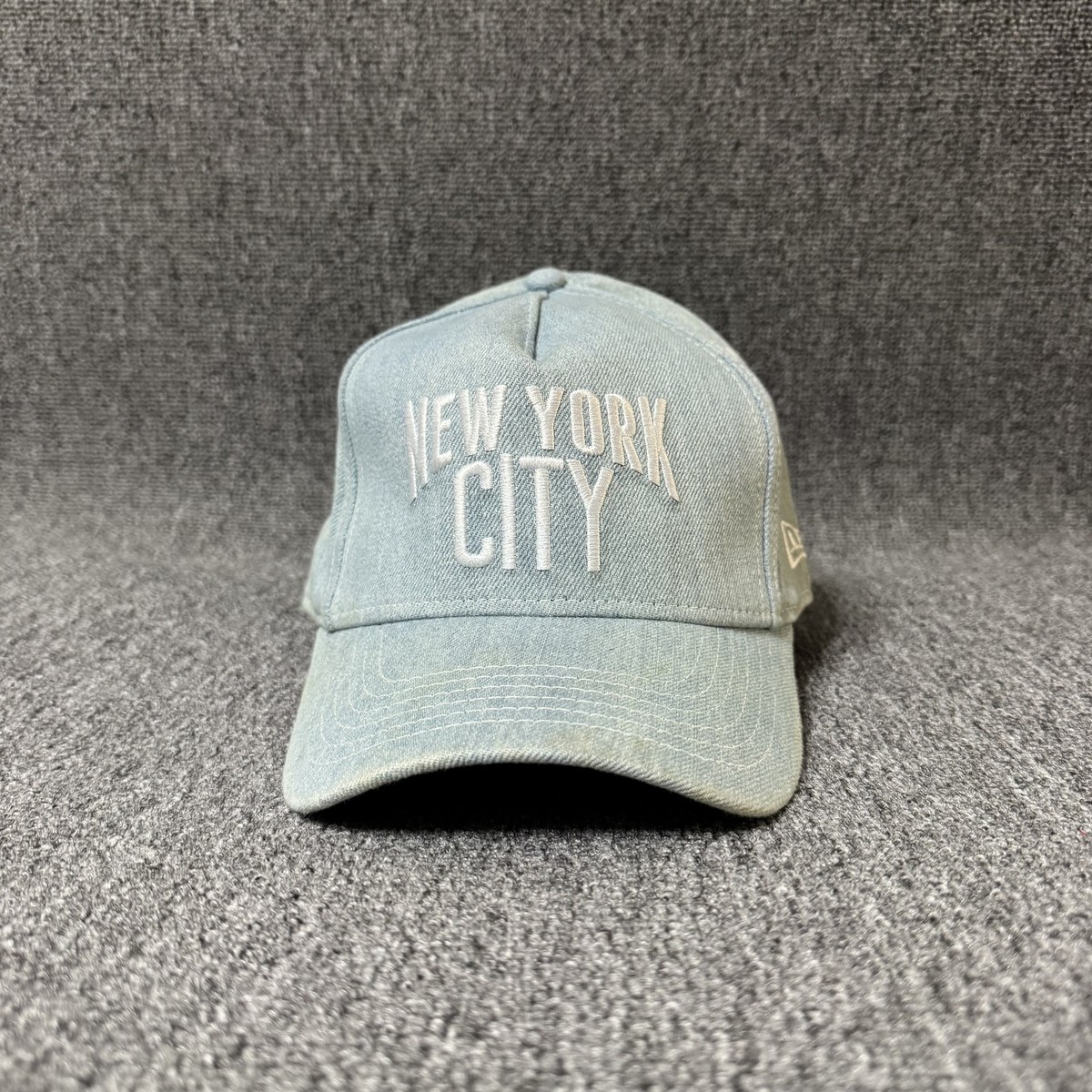 New Era New York City Snapback Hat Light Blue Adjustable Cap