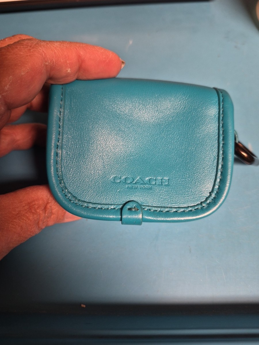 Coach heritage turnlock charm Blue/Turquoise #M2044 C3163 | eBay