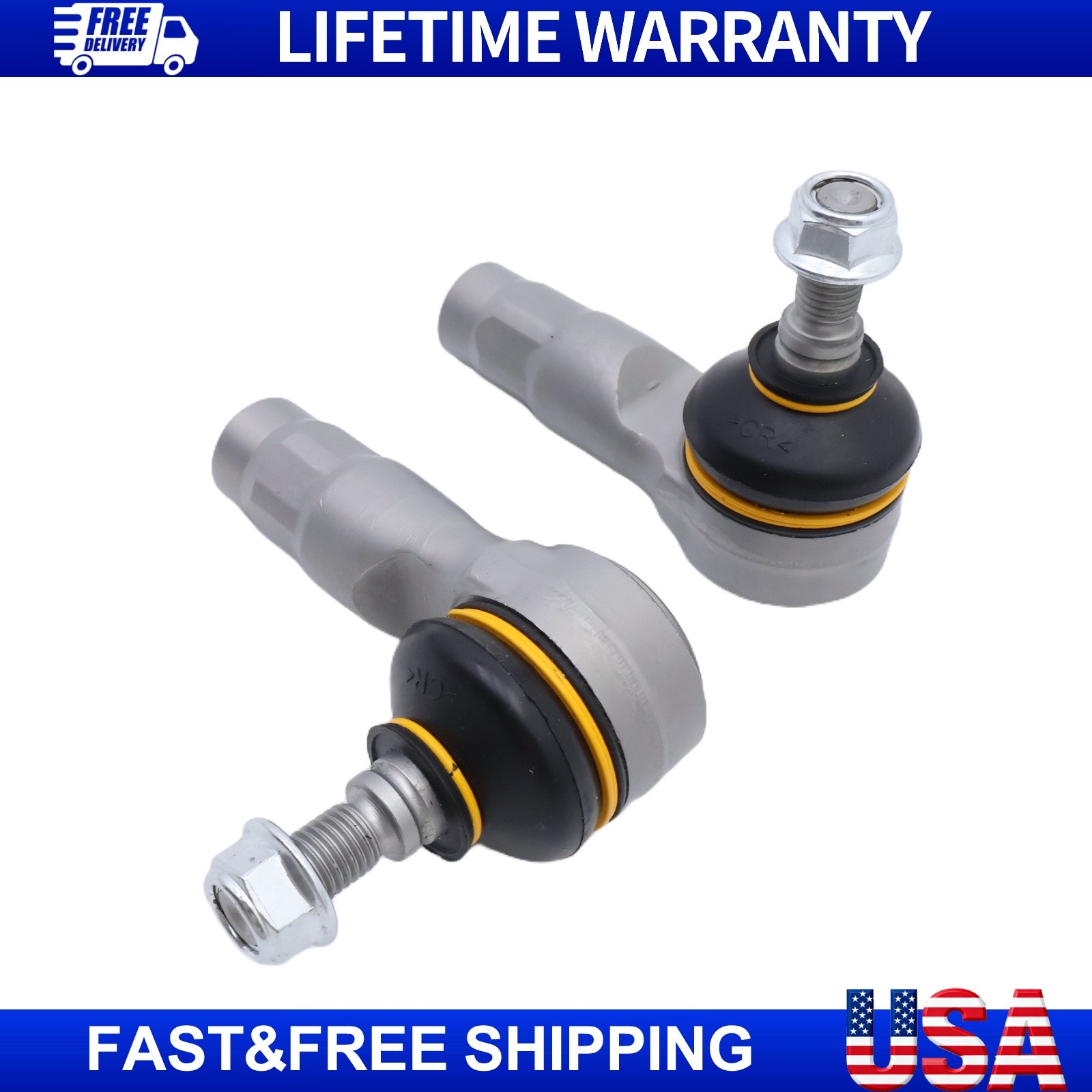 Maserati Quattroporte 2003-2012 Front Right Inner Tie rod ends 4 pcs