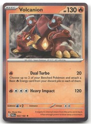 Volcanion 022/182 Paradox Rift Holo Rare