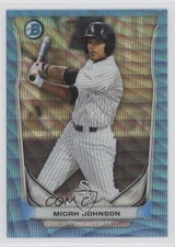 2014 Bowman Prospects Chrome Blue Wave Refractor Micah Johnson #BCP26 n1u