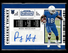 Penny Hart 2019 Contenders Draft Picks College Ticket Auto