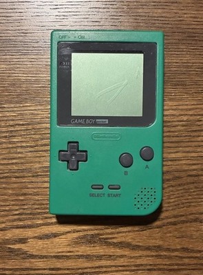 Green Game Boy Pocket Console MGB-001, Tested Works, No Games