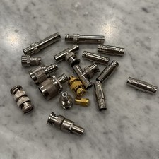  17 Lot of BNC Cable Connectors SMA And Type N, F-F , T, M-M