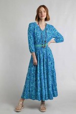 Weird Fish Himanshee Printed Viscose Maxi Dress