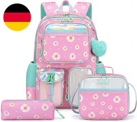 Amythe Schulrucksack MäDchen Teenager 3 Teilig, Schultasche Kinder FüR 3. Bis 10