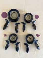 Fiskars Lot 4 Hand Held Paper SQUEEZE PUNCHES, Circle, Heart, Flower