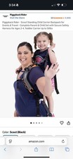 Piggyback Rider Scout Toddler Carrier Backpack Events, Hike, Travel