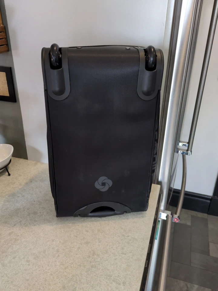 Samsonite Andante 2 Wheeled Rolling Duffel Bag 22 Inch Triple Black Luggage - Image 3 of 4