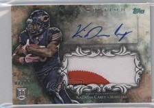 2014 Topps Inception Green 7/75 Ka'Deem Carey #IAJP-KC Jumbo Patch Auto c7e