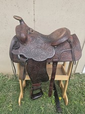 15" Hereford Textan Of Yoakum, TX Roping Or Ranch Western Saddle
