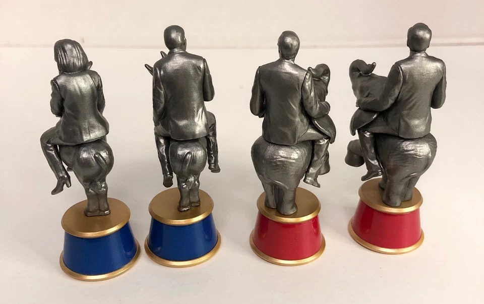 2020 Knights PELOSI SCHUMER McCONNELL McCARTHY Battle For White House Chess K4 - Image 2 of 2