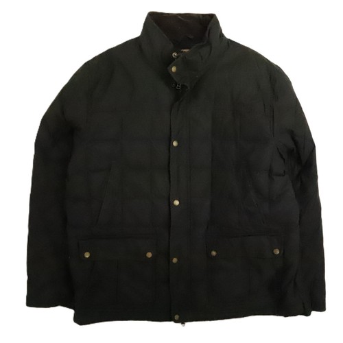 L.L. Bean Quilted Waxed Cotton Jacket Size XL Insulated
