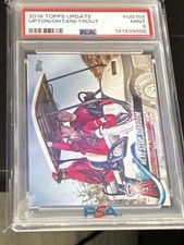 2018 Topps Update Golf Cart Shohei Ohtani (RC) Trout US158 PSA 9 Angels, Dodgers