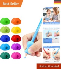 10 St&uuml;ck Schreibhilfe f&uuml;r Kinder: Ergonomische Silikon Stifthalter f&uuml;r jede Hand