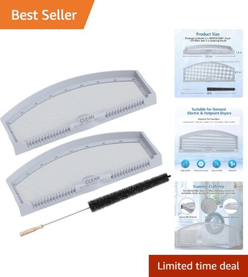 #ad Efficient Dryer Lint Filters 2 Pack for GE and Hotpoint Models Includes Cleaner $34.19