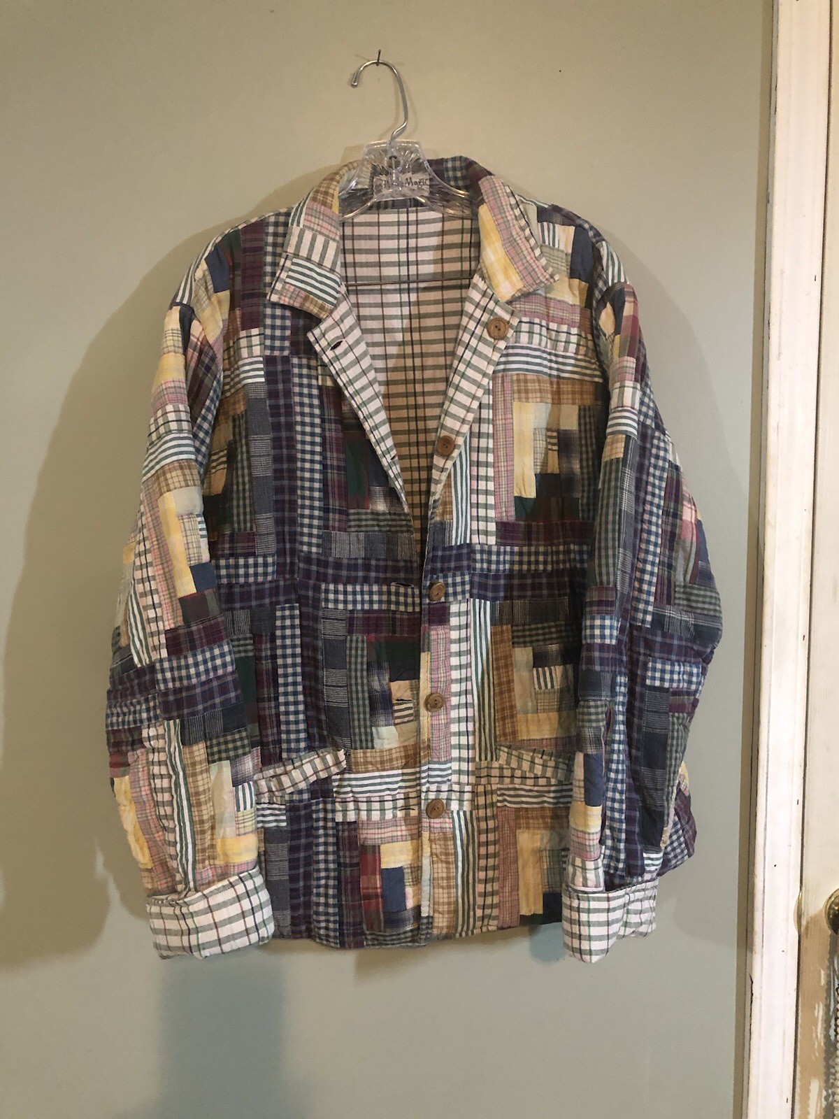 VTG. PATCH MAGIC QUILTED MULTICOLOR REVERSIBLE JA… - image 3