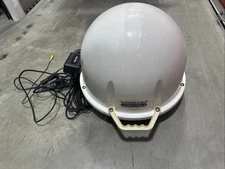 Winegard Carryout White Automatic Portable Satellite TV Antenna RV With Cords