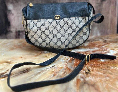 バッグ Gucci Vintage GG Canvas Shoulder Bag Vintage Gucci Monogram Canvas Shoulder Bag – Break Archive